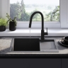 кухонная мойка Rea Paul 60x48 с сифоном, black (ZLE-06011)
