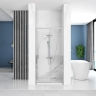 душові двері Rea Rapid Slide 160x195 безпечне скло, прозоре, chrome (REA-K5457)