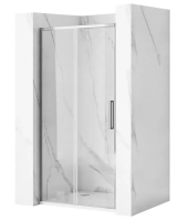 душові двері Rea Rapid Slide 160x195 безпечне скло, прозоре, chrome (REA-K5457)