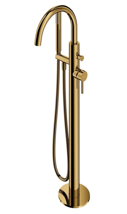 змішувач для ванни Omnires Y окремостоящий, polished gold (Y1233-SGL)