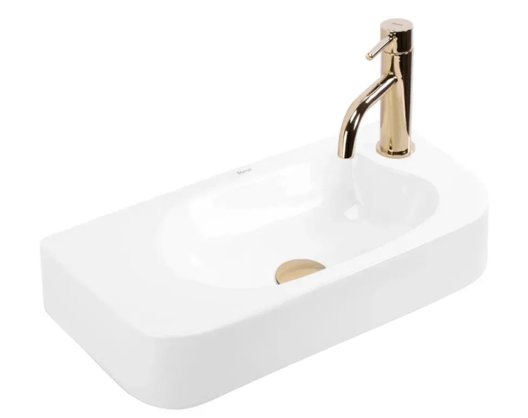 умивальник Rea Odetta 51x25 накладний, white (REA-U3610)