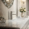 смеситель для умывальника Rea Lungo Stripe низкий, brushed nickel (REA-B8052)