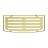 поличка Omnires Uni brushed brass (UN10331BSB)
