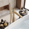 змішувач для ванни Rea Grace підлоговий brushed gold (REA-B2236)