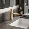 змішувач для умивальника Rea Arcos brushed gold (REA-B6965)