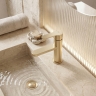 змішувач для умивальника Rea Arcos brushed gold (REA-B6965)