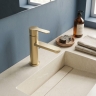 змішувач для умивальника Rea Arcos brushed gold (REA-B6965)