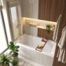 ванна акриловая Rea Prima 149,5x70 встраиваемая, white (REA-W0078)