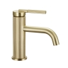 змішувач для умивальника Rea Argon низький, brushed gold (REA-B7801)