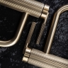 змішувач для умивальника Rea Argon низький, brushed gold (REA-B7801)