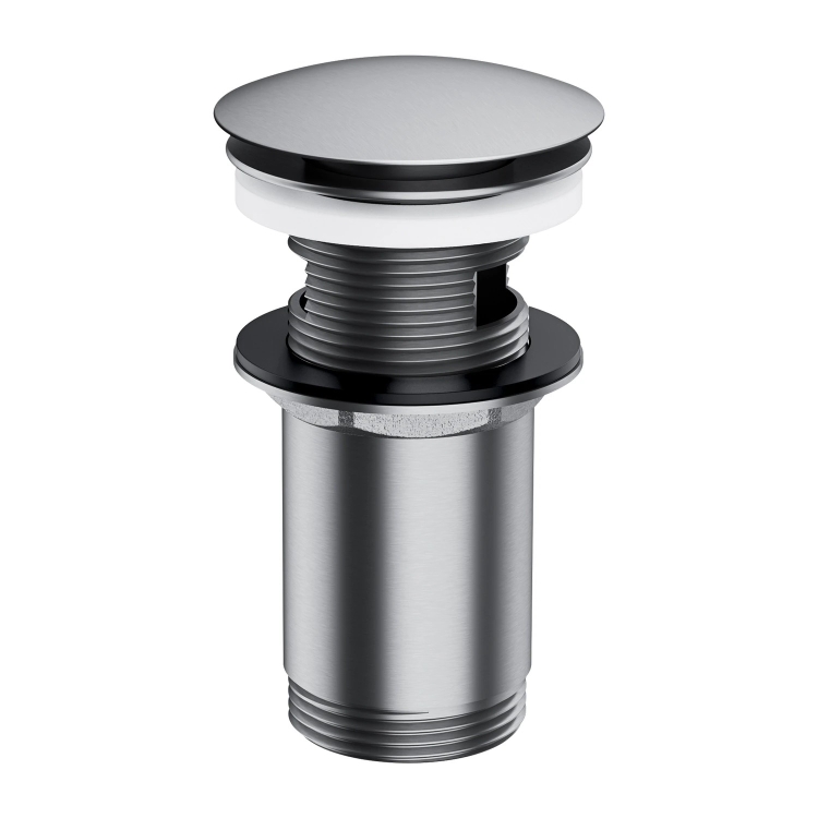 донний клапан Omnires click-clack brushed nickel (A706NI)