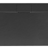 піддон Rea Bazalt Long 80x100 прямокутний, чорний (REA-K3323)