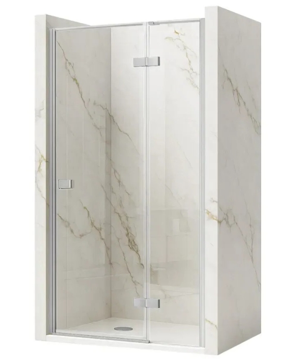 душові двері Rea Atlas 100x200 безпечне скло, прозоре, праворуч, chrome (REA-K4665)