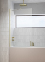 штора для ванни Radaway Modo PNJ II 80х150 прозоре скло, brushed gold (10006080-99-01)