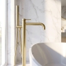 змішувач для ванни Rea Clif підлоговий brushed gold (REA-B7502)