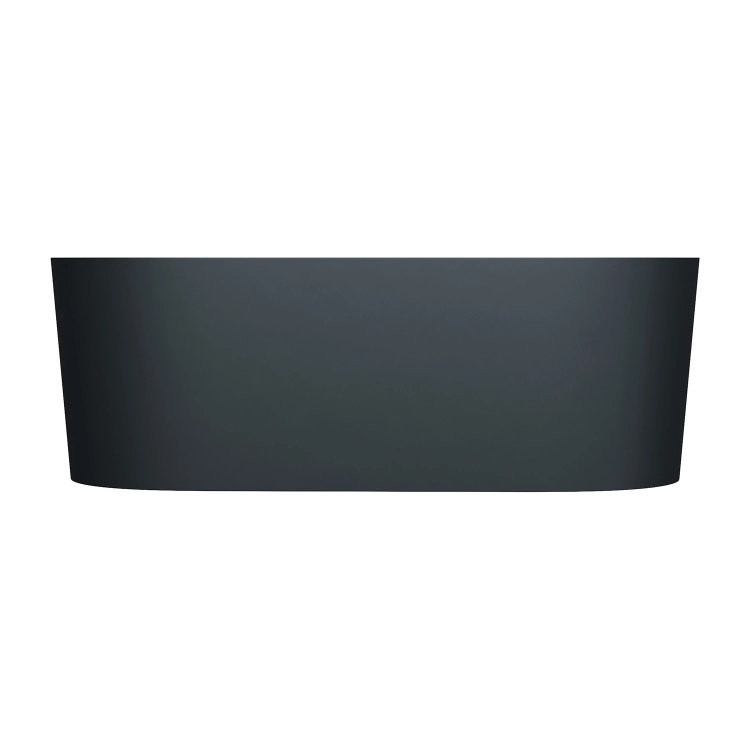 ванна Omnires Ovo M+ 160х75 овальная matt black lava (OVO160WWZPBLV)