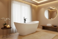 ванна акриловая Rea Atena 170х73 + сифон + донный клапан, white (REA-W0127)