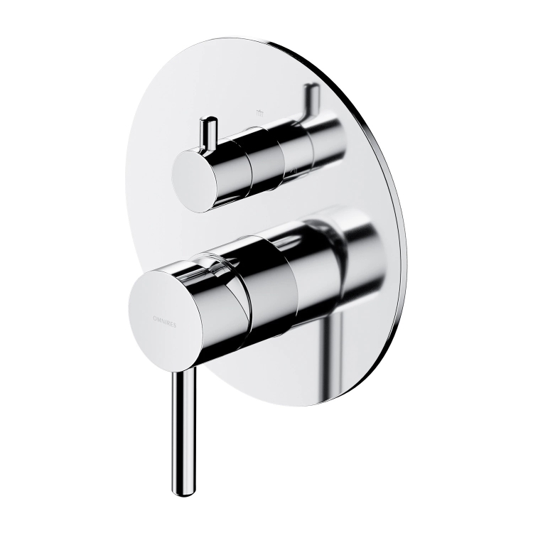 внешняя часть смесителя для душа Omnires Y скрытого монтажа, polished chrome (Y1247ROCR)