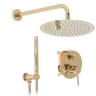 душевой комплект скрытого монтажа Rea Lungo gold (REA-P4110)