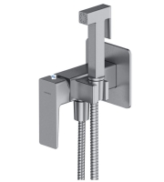 гигиенический набор Omnires Parma brushed nickel (SYSPMBI2NI)