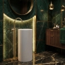 смеситель для умывальника Rea Lungo напольный, brushed gold (REA-B4304)