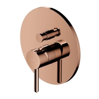 внешняя часть смесителя для ванны и душа Omnires Y скрытого монтажа, polished copper (Y1235ROCP)