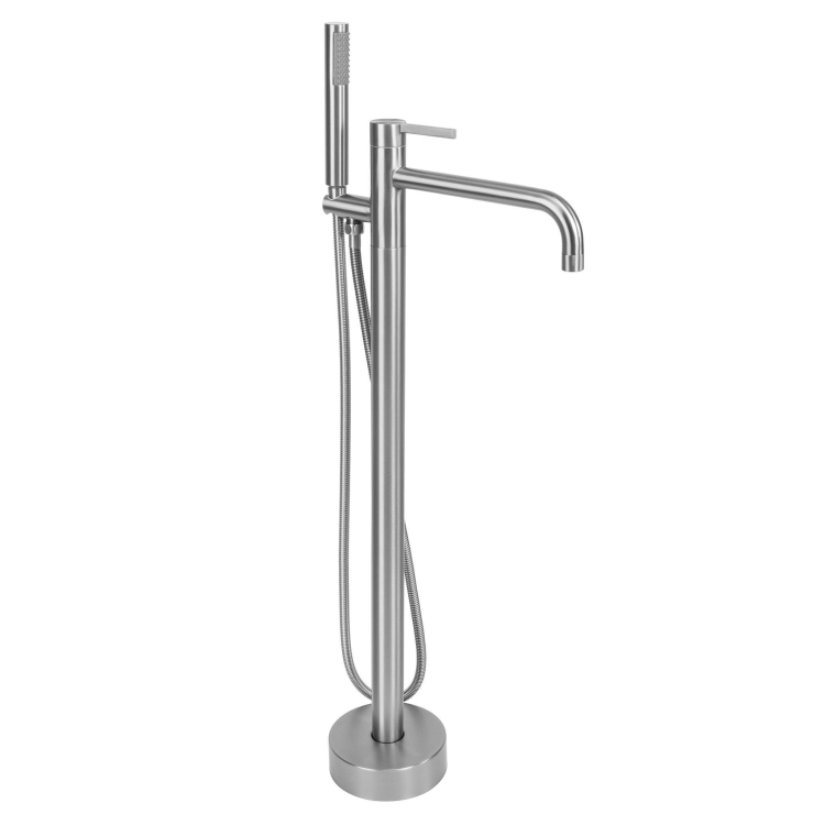 змішувач для ванни Rea Foster підлоговий brushed nickel (REA-B2252)
