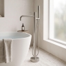 змішувач для ванни Rea Foster підлоговий brushed nickel (REA-B2252)
