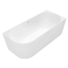 ванна акриловая Rea Bellanto Slim 150x74 Right угловая, пристенная, white (REA-W0583)