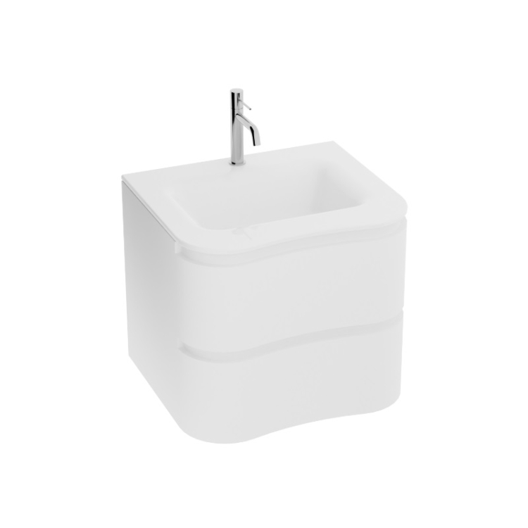 тумбочка с умывальником Lavita Ontario 60 white (5900378339991)