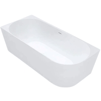 ванна акрилова Rea Bellanto Slim 170х79 + сифон + панель, ліва, white (REA-W0131)