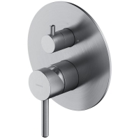 смеситель Omnires Y на 3 потребителя внешняя часть brushed nicel (Y1248RONI)