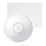умивальник Omnires Ovo M+ 34,5х33,5 кутовий, правий, gloss white (OVO335UWPBP)