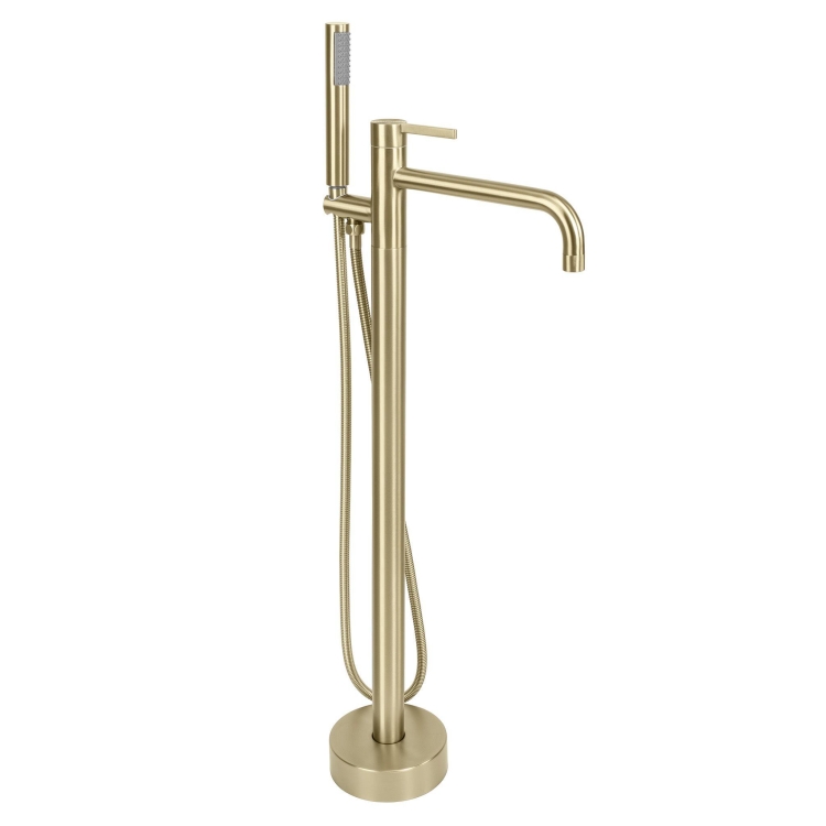 смеситель для ванны напольный Rea Foster brushed gold (REA-B2251)