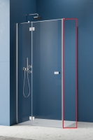 бічна стінка Radaway Garda S1 120х195 прозоре скло, хром (1070120-01-01)