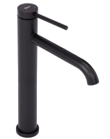 смеситель для умывальника Rea Clif black matt высокий (REA-B5325)