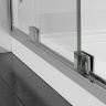 душевая дверь Rea Cezar 140x190 безопасное стекло, прозрачное, левая (REA-K9904)