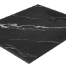 піддон Rea Magnum 80x100 прямокутний, carrara black (REA-K7007)