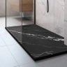 піддон Rea Magnum 80x100 прямокутний, carrara black (REA-K7007)