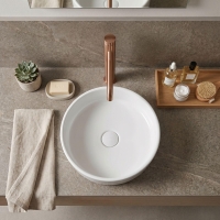 смеситель для умывальника Rea Rivo brushed copper (REA-B9323)