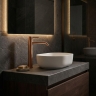 смеситель для умывальника Rea Rivo brushed copper (REA-B9323)