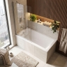 ванна акриловая Rea Prima 139,5x70 встраиваемая, white (REA-W0077)