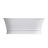 ванна каменная Omnires Classica 160x79 овальная white (CLASSICAWWBP)