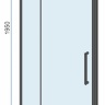 душевая дверь Rea Rapid Swing 130x195 безопасное стекло, прозрачное (REA-K6414)