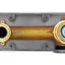 смеситель для умывальника скрытого монтажа Rea Lungo brushed copper (REA-B4600)
