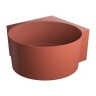 ванна Omnires Ovo M+ 120х120 круглая matt terracotta (OVO120WNTE)