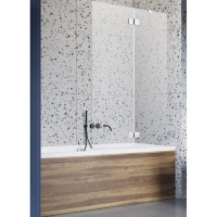 штора для ванны Radaway Essenza Pro PND II 100 левая, безопасное стекло, прозрачное (10102100-01-01L)