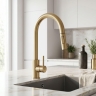 змішувач для кухні Rea Fresh touch brushed gold (REA-B9842)