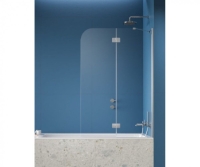 штора для ванны Radaway Garda PND II 100х150 правая, прозрачное стекло, хром (10720100-01-01R)