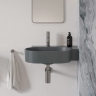 умывальник Omnires Ovo M+ 55,5x38,5 угловой, правый, matt ash grey (OVO555UWPAG)